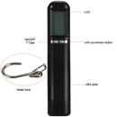 LCD Backlit Travel Portable Luggage Weight Digital Weighing Hook Scale, Capacity:40Kg
