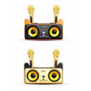 SDRD SD-305 2 in 1 Family KTV Portable Wireless Live Dual Microphone + Bluetooth Speaker(Gold)