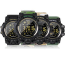 EX16S Sports Smart Watch IP67 Waterproof Outdoor Bluetooth Remote Pedemeter Long Standby