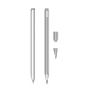 2 Sets 3 In 1 Stylus Silicone Protective Cover + Two-Color Pen Cap Set For Huawei M-Pencil(Gray)