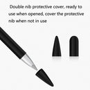 2 Sets 3 In 1 Stylus Silicone Protective Cover + Two-Color Pen Cap Set For Huawei M-Pencil(Pink)