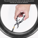 3 PCS Bicycle Mini Chain Fast Release Magic Buckle Pliers Two-Way Bayonet Disassembly Pliers(Black)