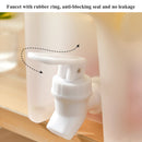 3.5L Household Cold Water Bottle With Faucet Refrigerator Lemon Fruit Teapot Summer Cold Water Bucket Cold Bubble Bottle(White)