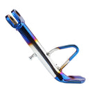 B05025 Motorcycle Modified Pedestal Metal Single-Foot Frame(Blue White)