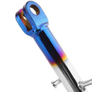 B05025 Motorcycle Modified Pedestal Metal Single-Foot Frame(Blue White)