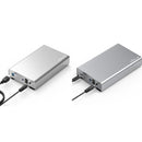 Blueendless U35Q 3.5 Inch Full Metal Mobile Hard Disk Box Type-C/Usb3.0 SATA Serial Desktop PC External Hard Disk Box US Plug (USB 3.0)