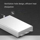 Blueendless U35Q 3.5 Inch Full Metal Mobile Hard Disk Box Type-C/Usb3.0 SATA Serial Desktop PC External Hard Disk Box US Plug (USB 3.0)