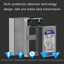 Blueendless U35Q 3.5 Inch Full Metal Mobile Hard Disk Box Type-C/Usb3.0 SATA Serial Desktop PC External Hard Disk Box EU Plug (USB 3.0)
