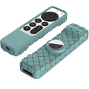 2 PCS Remote Control All-Inclusive Protective Cover, Applicable Model: For Apple TV 4K(Black)