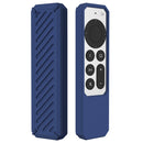 2 PCS Remote Control All-Inclusive Anti-Drop Silicone Protective Cover, Applicable Model: For Apple TV 4K 2021(Dark Blue)