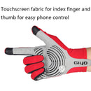 GIYO S-02 Bike Riding Long-finger Gloves, Size:XXL(Pink)