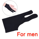 10 PCS 2 Finger Anti-fouling Drawing Glove for Graphics Drawing Tablet, Both for Right and Left Hand(For men)