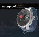 T3 Dual Display Smart Watch For Men IP68 Waterproof Fitness Bracelet 15 Days Standby Business Smartwatch Activity Tracker(Black)