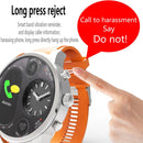 T3 Dual Display Smart Watch For Men IP68 Waterproof Fitness Bracelet 15 Days Standby Business Smartwatch Activity Tracker(Gray)