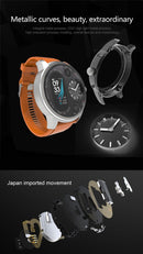 T3 Dual Display Smart Watch For Men IP68 Waterproof Fitness Bracelet 15 Days Standby Business Smartwatch Activity Tracker(Gray)