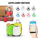 2 PCS HYC-09 Dog Paw Bluetooth Anti-Lost Device Pet Tracking Locator Keychain Smart Search Two-Way Alarm(White)