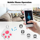 2 PCS HYC-09 Dog Paw Bluetooth Anti-Lost Device Pet Tracking Locator Keychain Smart Search Two-Way Alarm(Red)
