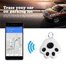 2 PCS HYC-09 Dog Paw Bluetooth Anti-Lost Device Pet Tracking Locator Keychain Smart Search Two-Way Alarm(Dark Gray)