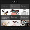 2 PCS HYC-09 Dog Paw Bluetooth Anti-Lost Device Pet Tracking Locator Keychain Smart Search Two-Way Alarm(Dark Gray)