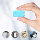 2 PCS S6 Square Bluetooth Anti-Lost Device Key Luggage Tracking Device Two-Way Alarm(White)