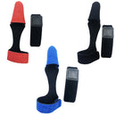 3 PCS Fish Rod Protective Cover High Elasticity Pole Guard Cap + Lashing Strap Set(Blue)