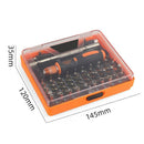 53 in 1 Multi-Function Chrome Vanadium Steel Glasses Screw Hardware Tool(Orange)