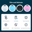 2 PCS S8 Round Bluetooth Anti-Lost Device Key Luggage Tracking Device Two-Way Alarm(White)