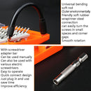 Obadun 9800 58 in 1 Screwdriver Set Manual CRV Batch Mobile Phone Disassembly Glasses Repair Tool(Orange )