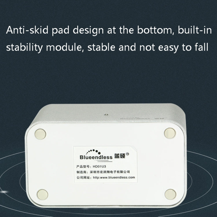 Blueendless 2.5 / 3.5 Inch Universal Hard Drive Base USB3.0 To SATA Hard Drive Case, US Plug(HD01HUB)