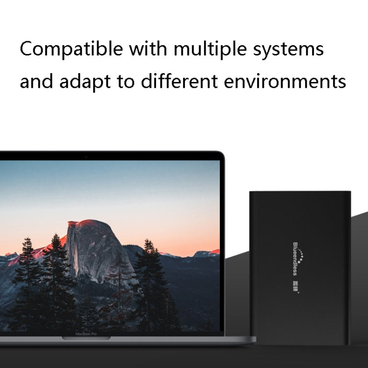 Blueendless T8 2.5 inch USB3.0 High-Speed Transmission Mobile Hard Disk External Hard Disk, Capacity: 2TB(Red)