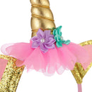 3 PCS Unicorn Headband Children Birthday Festival Party Hair Accessories(Silver 1)