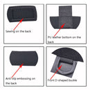 2 PCS Neoprene Fishing Rod Back Strap Adjustable Length Fishing Rod Strap(Black)