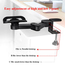 Vaydeer TJ2011 Computer Hand Bracket Mouse Pad Metal Lazy Arm Support Cantilever Wrist Pad(Black)