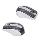 M-011G 2.4GHz 6 Keys Wireless Charging Mouse Office Game Mouse(White + Royal Blue)