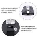 M-011G 2.4GHz 6 Keys Wireless Charging Mouse Office Game Mouse(Black)