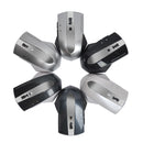 M-011G 2.4GHz 6 Keys Wireless Charging Mouse Office Game Mouse(White + Royal Blue)