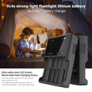 XTAR 4-Slot Bright Flashlight Lithium Battery Charger, Model: VC4S