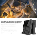 XTAR 4-Slot Bright Flashlight Lithium Battery Charger, Model: VC4S