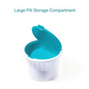 3 in 1 Medicine Grinding Storage & Dividing Storage Box(6x6x6.7cm)