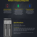 NITECORE Dual Slot Smart Charger(UI2)