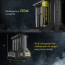 NITECORE 8-Slot High-Power Fast Lithium Battery Charger, Model: I8