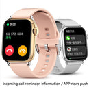 QY03 Smart Business Watch Heart Rate Blood Pressure Step Information Push Sports Bracelet, Colour: Silver Silicone