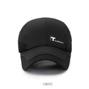 Letter Printed Mesh Quick-drying Breathable Cap, Size: 55-60cm(Black)
