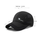 Letter Printed Mesh Quick-drying Breathable Cap, Size: 55-60cm(Navy Blue)