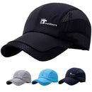 Letter Printed Mesh Quick-drying Breathable Cap, Size: 55-60cm(Navy Blue)