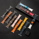 Cowhide Leather Strap Watch Band For Apple Watch Series 8&7 41mm / SE 2&6&SE&5&4 40mm / 3&2&1 38mm( Blue)
