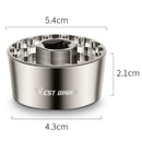 WEST BIKING YP0719253 5 in 1 44MM Bicycle Bottom Brackets Repair Tool(Silver)