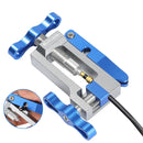 WEST BIKING YP0719252 Bicycle Oil Needle Installation Tool Cycling Tubing Jack Repair Tool(Silver Blue)