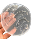 2 PCS Crystal Epoxy Silicone Mold Handmade Feather Pendant Mold