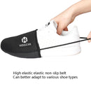 HOUZHI MTFJ1030 Motorcycle Gear Rod Shoe Cover Non-Slip Stain-Resistant And Waterproof Shoe Cover, Size: M(Black)